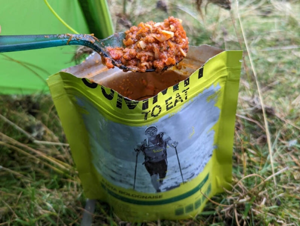Dehydrated backpacking food