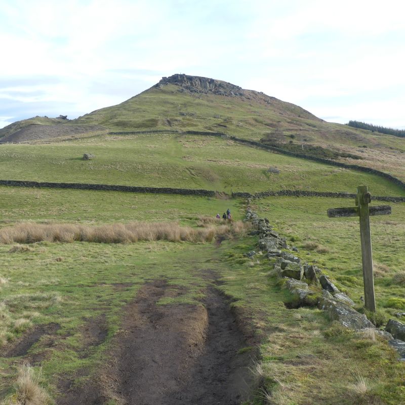 The Wainstones from Cold Moor