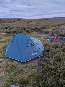 Cheap tent.