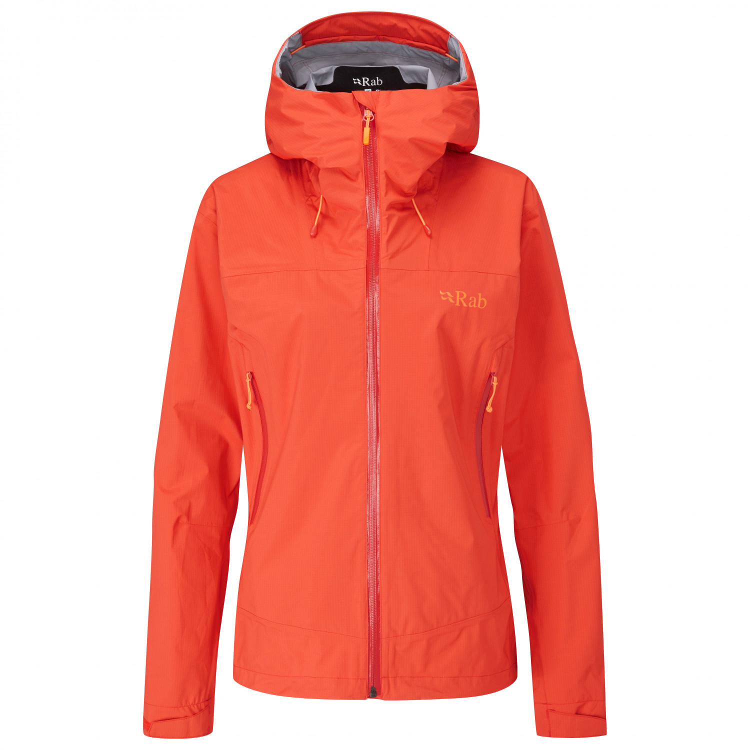 Waterproof jacket but breathable material.