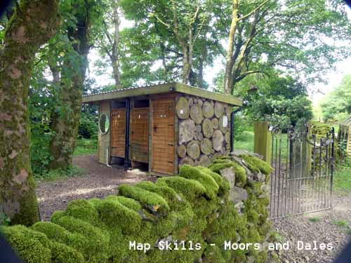 Shower block for camp site
