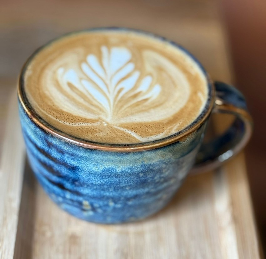 Flat white coffee